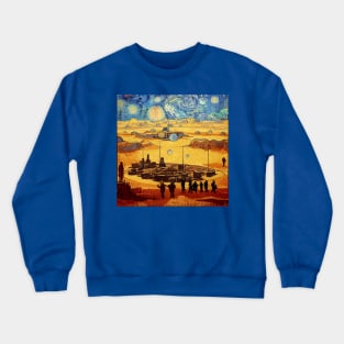 Starry Night in Mos Eisley Tatooine Crewneck Sweatshirt